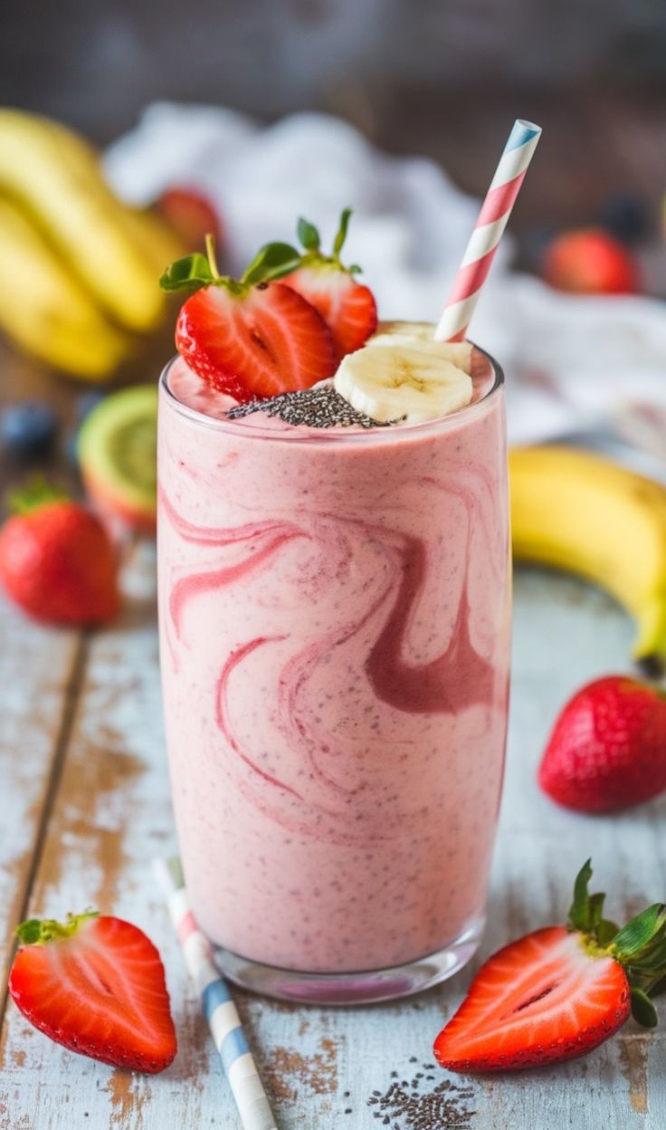 Strawberry Banana Smoothie